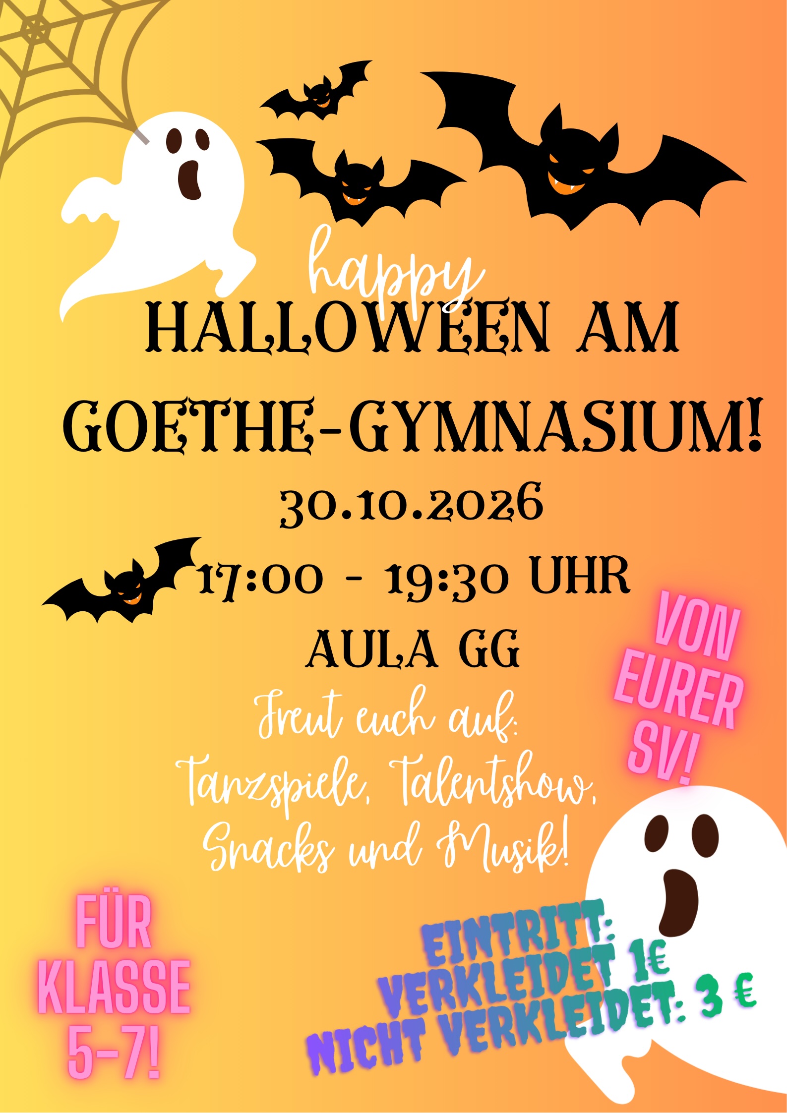 Einladung Halloween-Party Flyer
